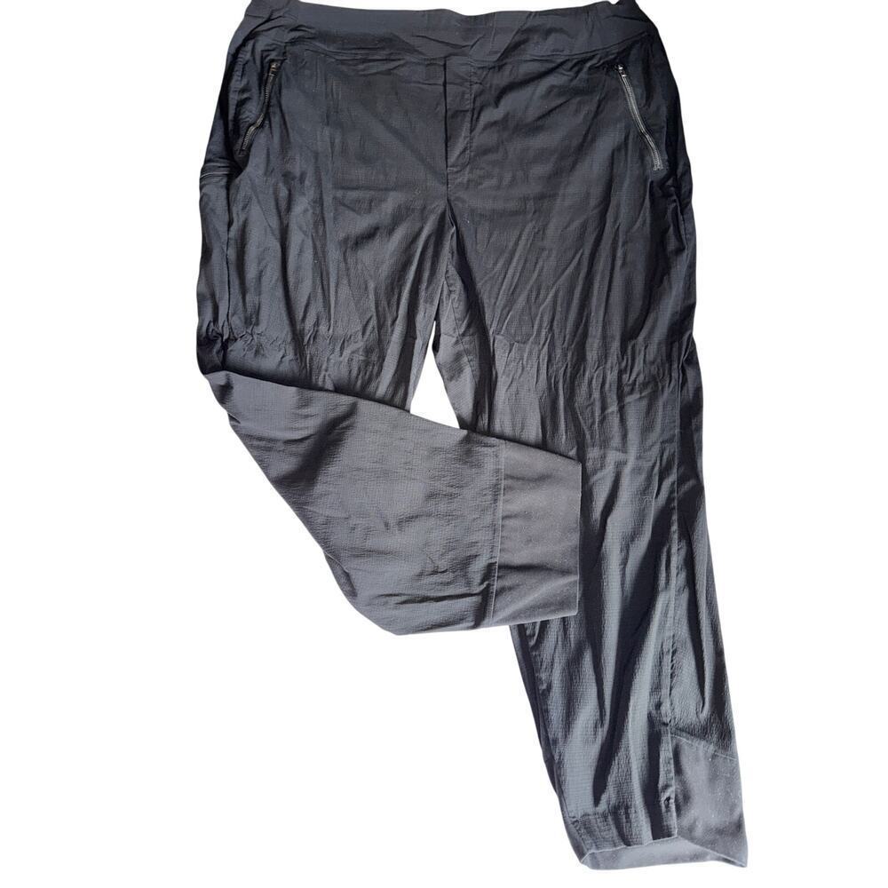 Athleta Charcoal Gray Track Pants with Zip Pockets